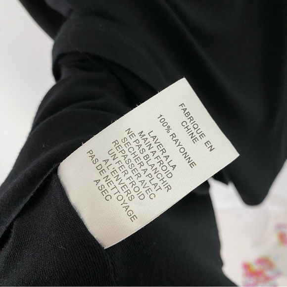 Velvet Brand Little Black Dress Womens Size Small Soft Jersey Knit Cowl Neck - Picture 8 of 9